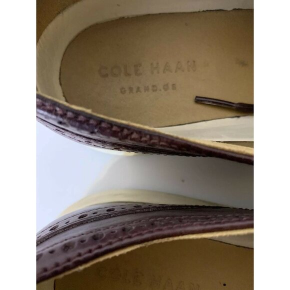 Cole Haan Grand OS Men‎ Sz 13 M Burgundy Wingtip Leather Shoes Model C23405